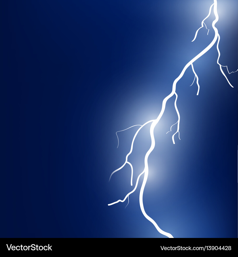 Sparkling Lightning Vector Image