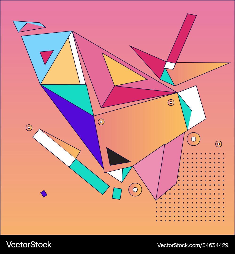 Abstract modern triangles background pattern Abstract modern triangles background pattern vector image
