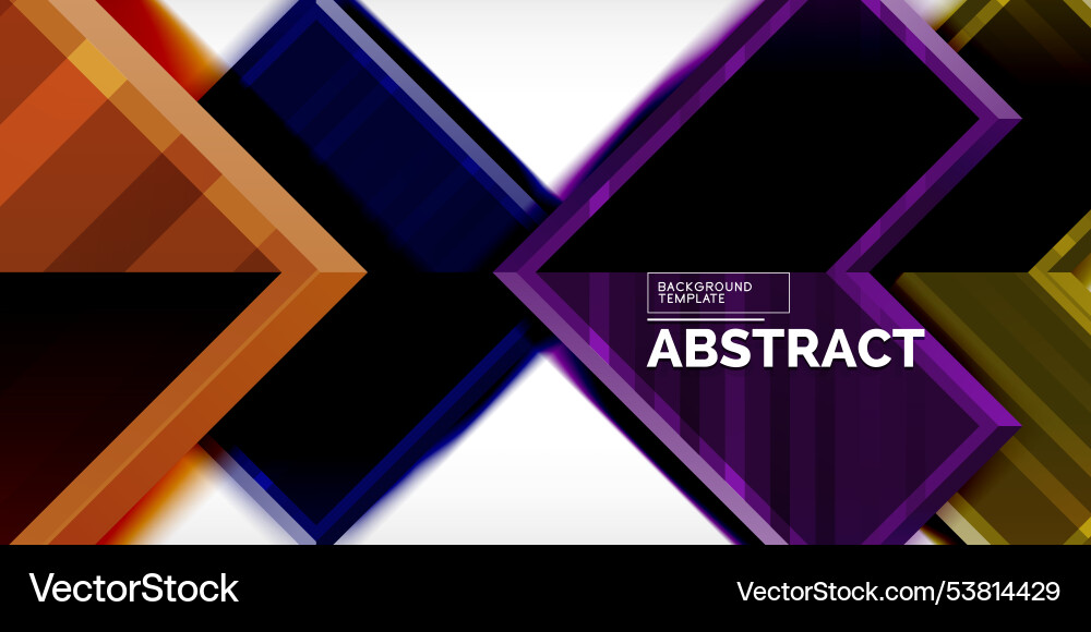 Arrow symbols created with 3d effects and line Vector Image
