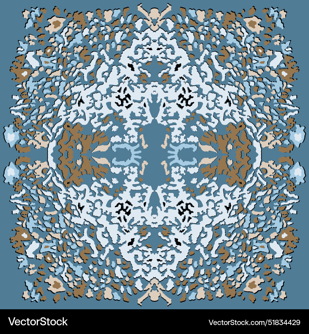 Decorative element - square tile vector image