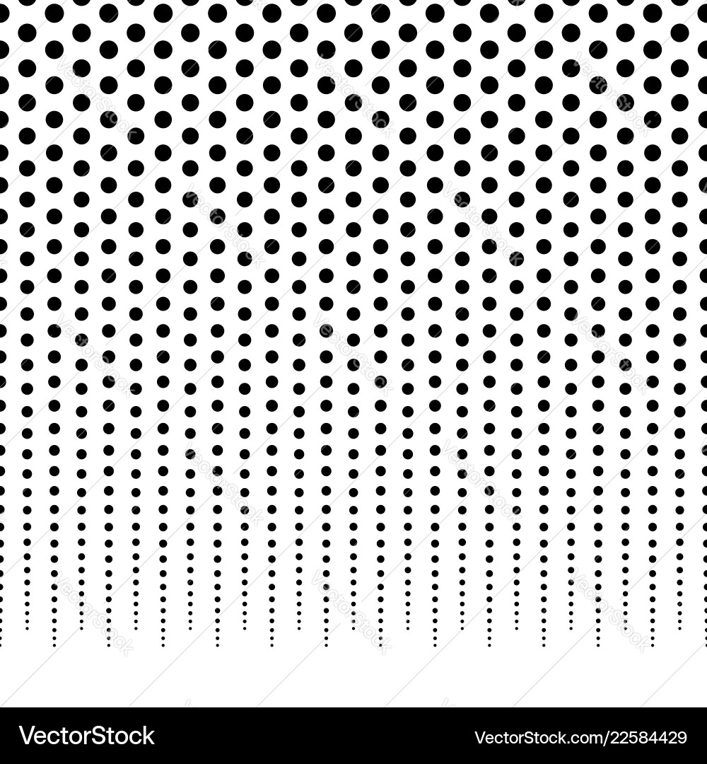 Horizontally repeatable halftone background Horizontally repeatable halftone background vector image