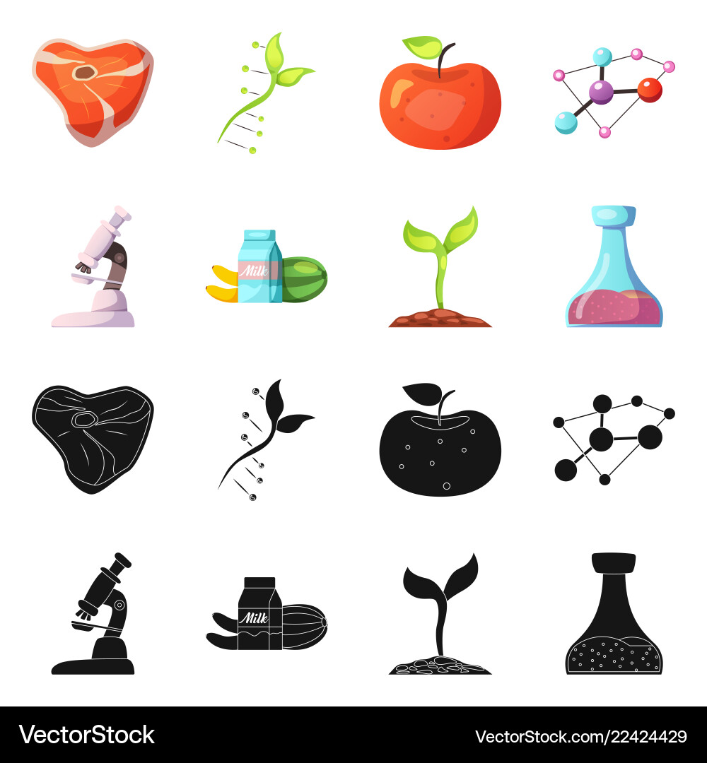 Isolated object of and sign collection Isolated object of and sign collection vector image