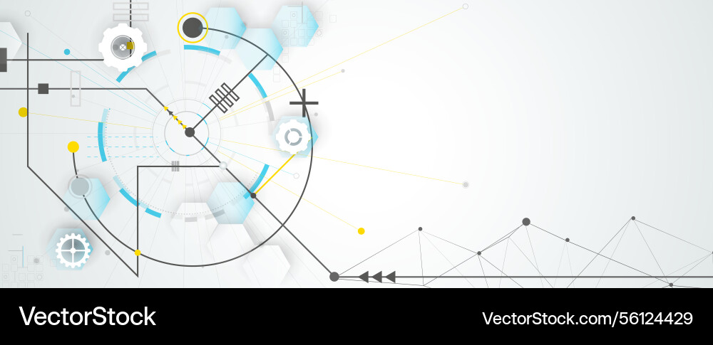 Neural network and data science technology Neural network and data science technology vector image