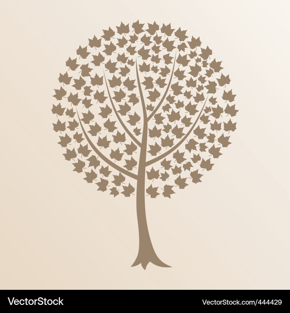 Tree8 Vector Image