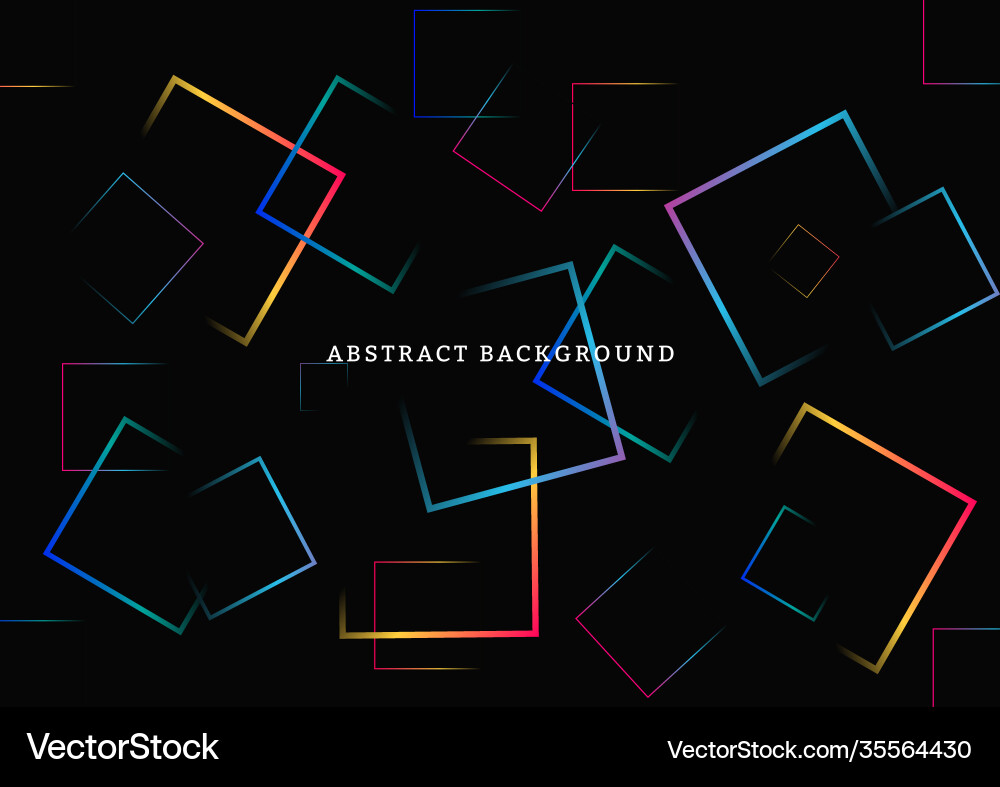 Abstract shape square lines pattern colorful Abstract shape square lines pattern colorful vector image