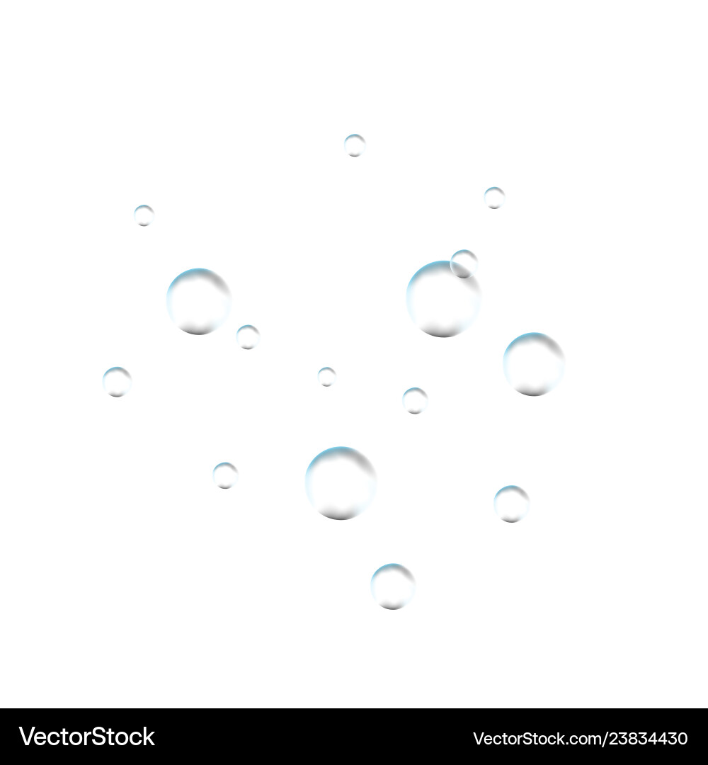 Bubbles on white background simple design clear Bubbles on white background simple design clear vector image