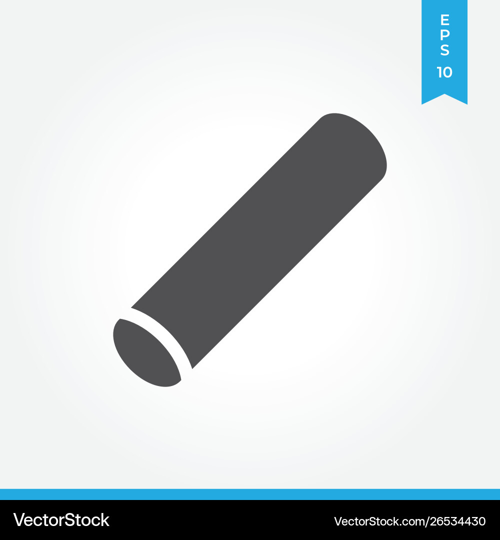 Chalk icon simple sign for web site and mobile app vector image