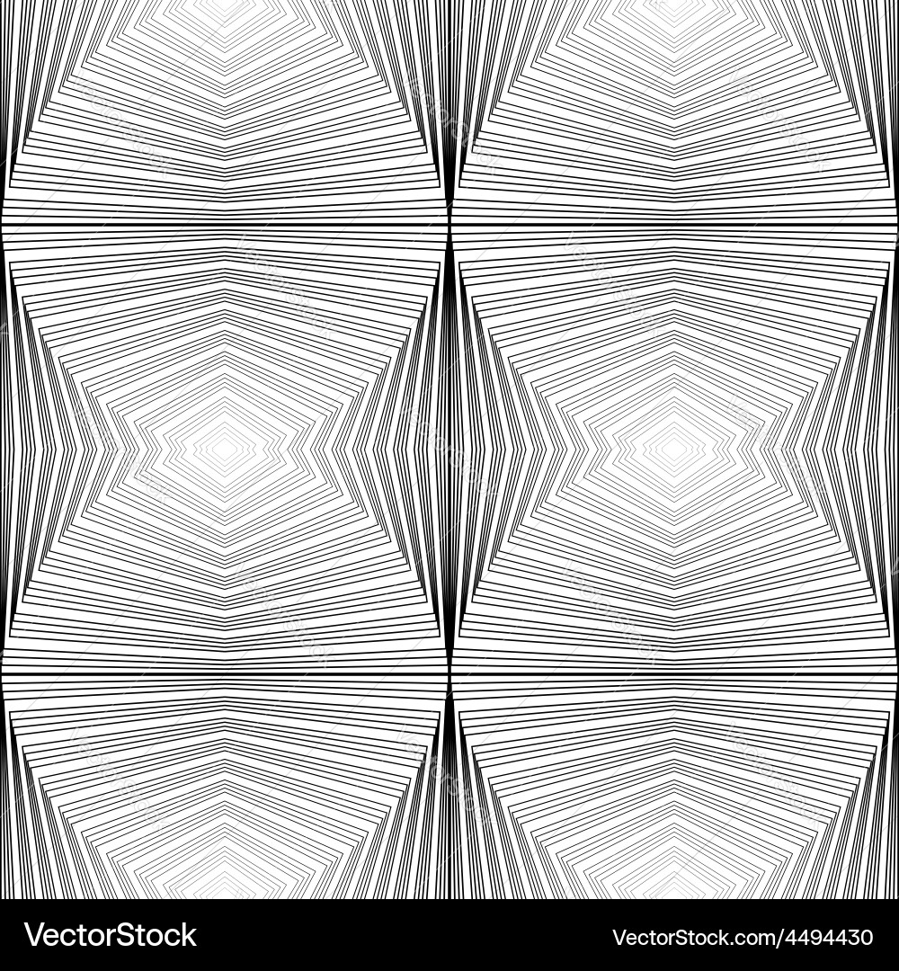 Design seamless circle geometric pattern vector image