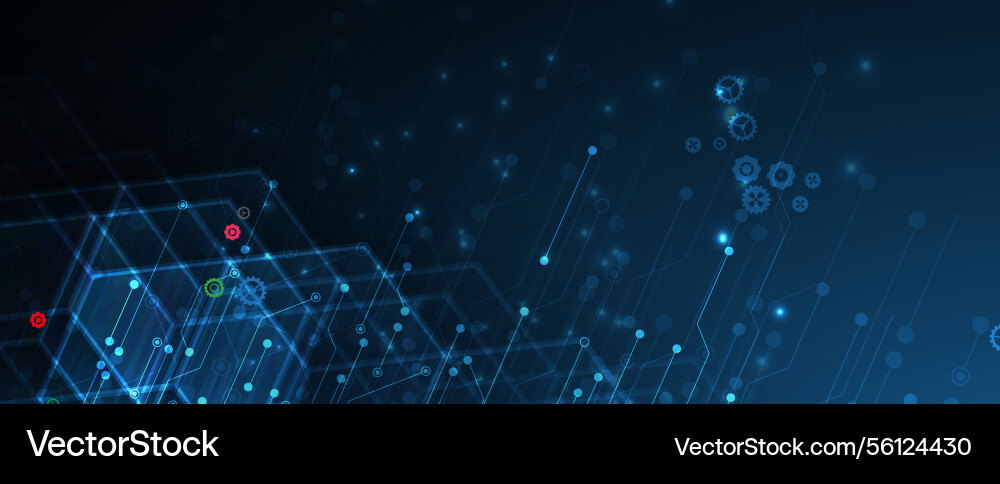 Neural network and data science technology Neural network and data science technology Vector Image