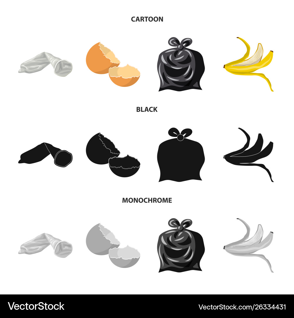 Design dump and sort icon set Vector Image