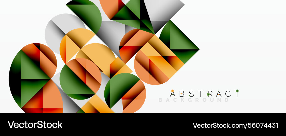 Modern abstract composition with layered circles Modern abstract composition with layered circles vector image