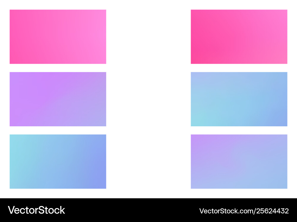 Abstract colored blurred gradient mesh background vector image