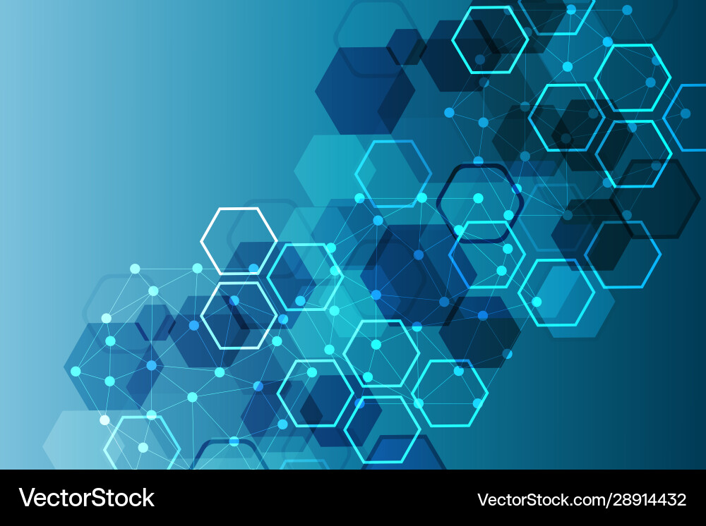 Geometric abstract background with connected line Geometric abstract background with connected line Vector Image