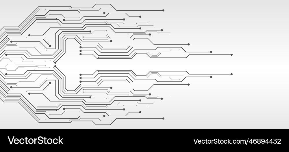 Hi-Tech Data Network Background vector image