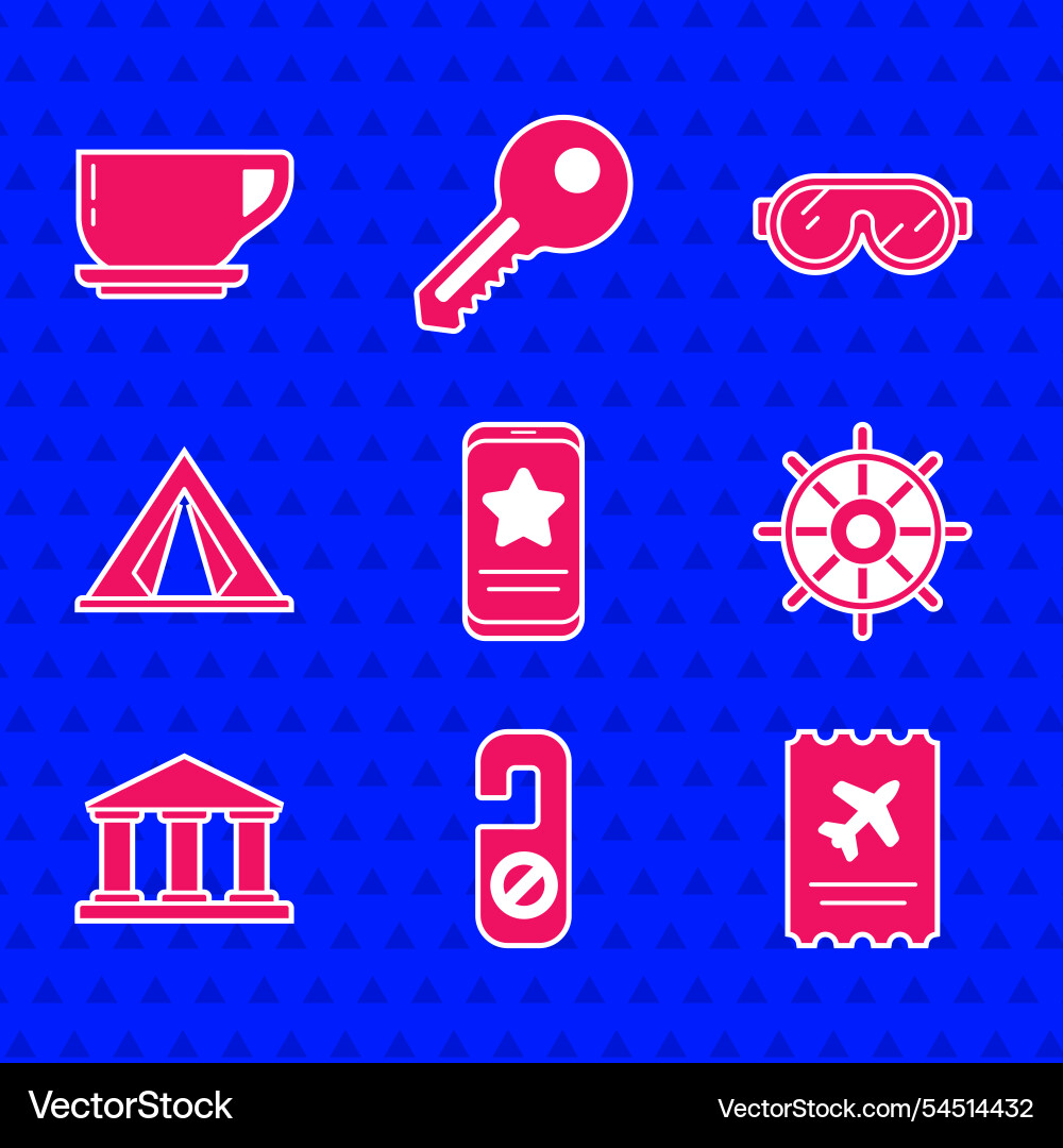 Set mobile with review rating please do Vector Image