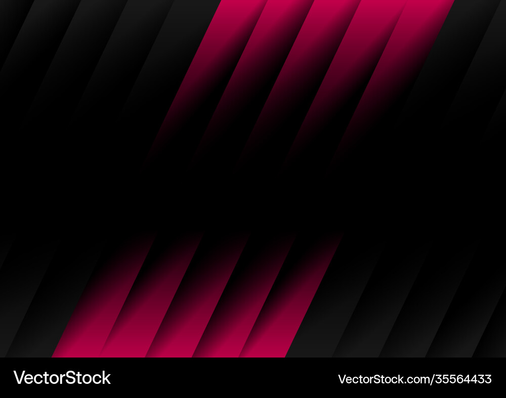Abstract black and pink stripe pattern diagonal Abstract black and pink stripe pattern diagonal vector image
