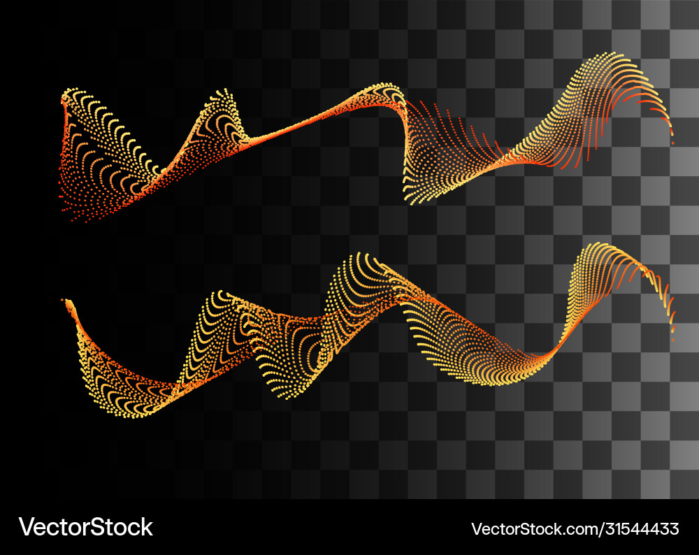 Abstract design element golden color effect Abstract design element golden color effect vector image