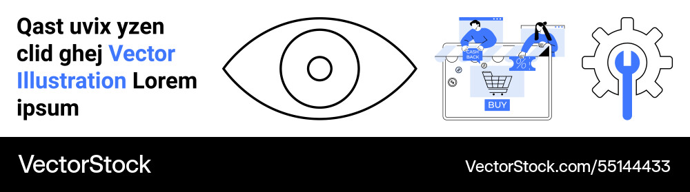Abstraktes Design kombiniert visuelle Elemente Text Abstraktes Design kombiniert visuelle Elemente Text vektorbild