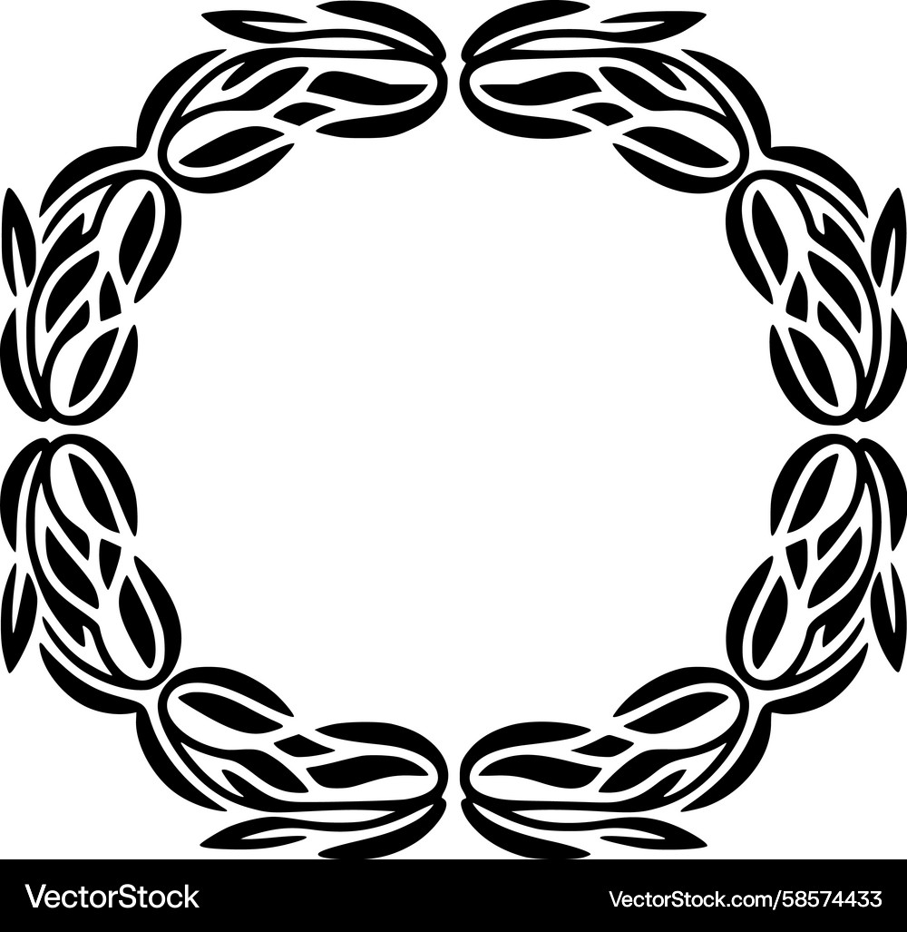 Celtic Knot Frame - Intricate Pattern Vector Image