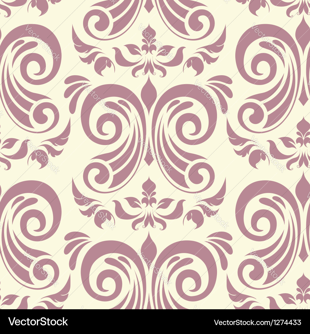 Elegant Damask Pattern vector image