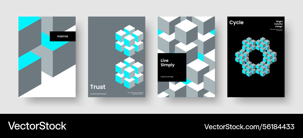 Modern background layout creative report design Vector Image