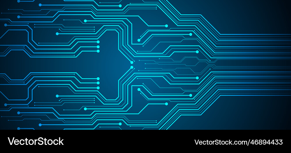 Technology background with hi-tech digital data Technology background with hi-tech digital data vector image