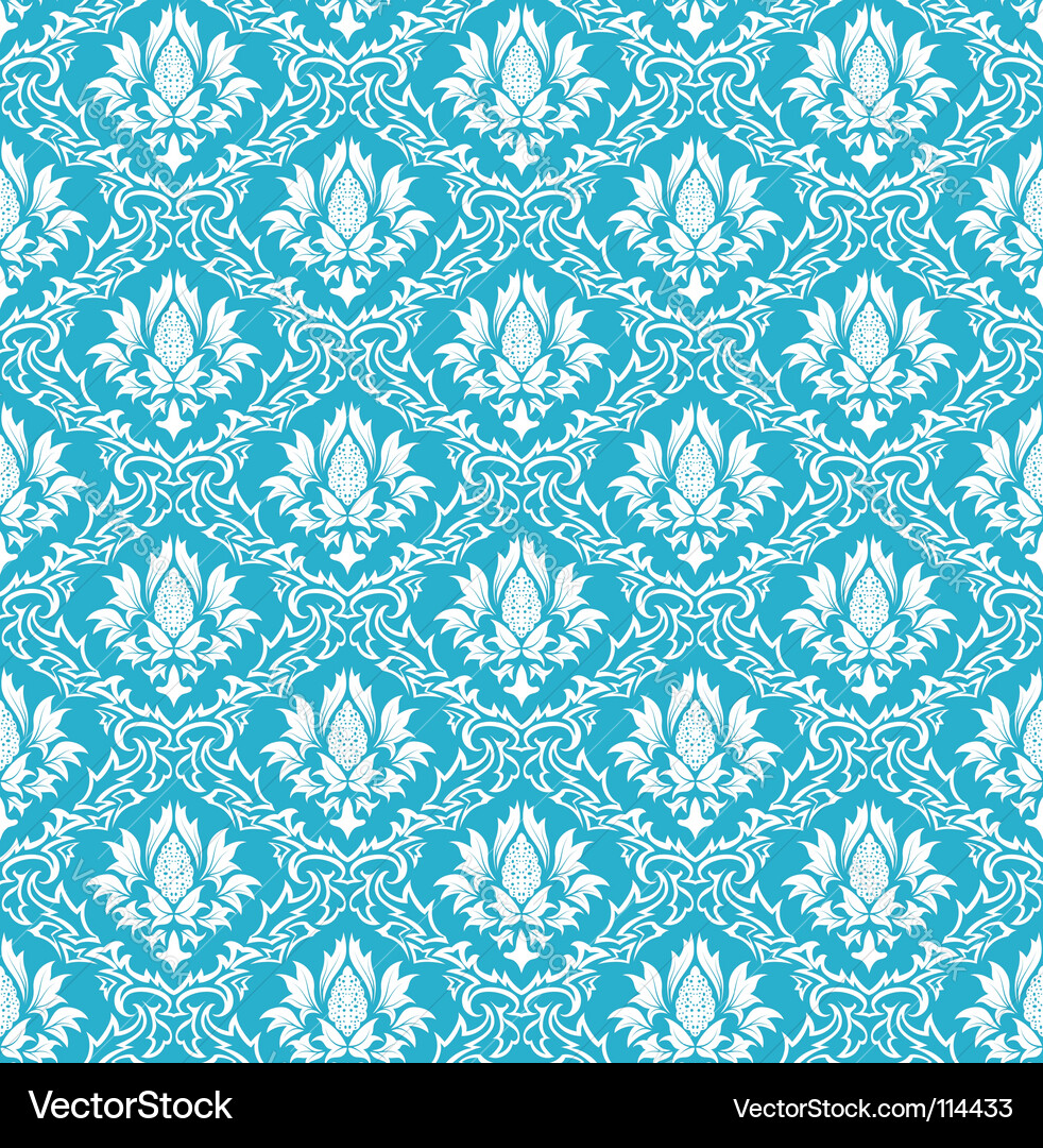 Vintage damask pattern Vector Image