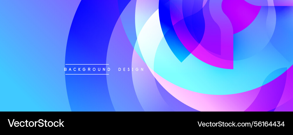 Abstract vibrant background overlapping circles Abstract vibrant background overlapping circles vector image