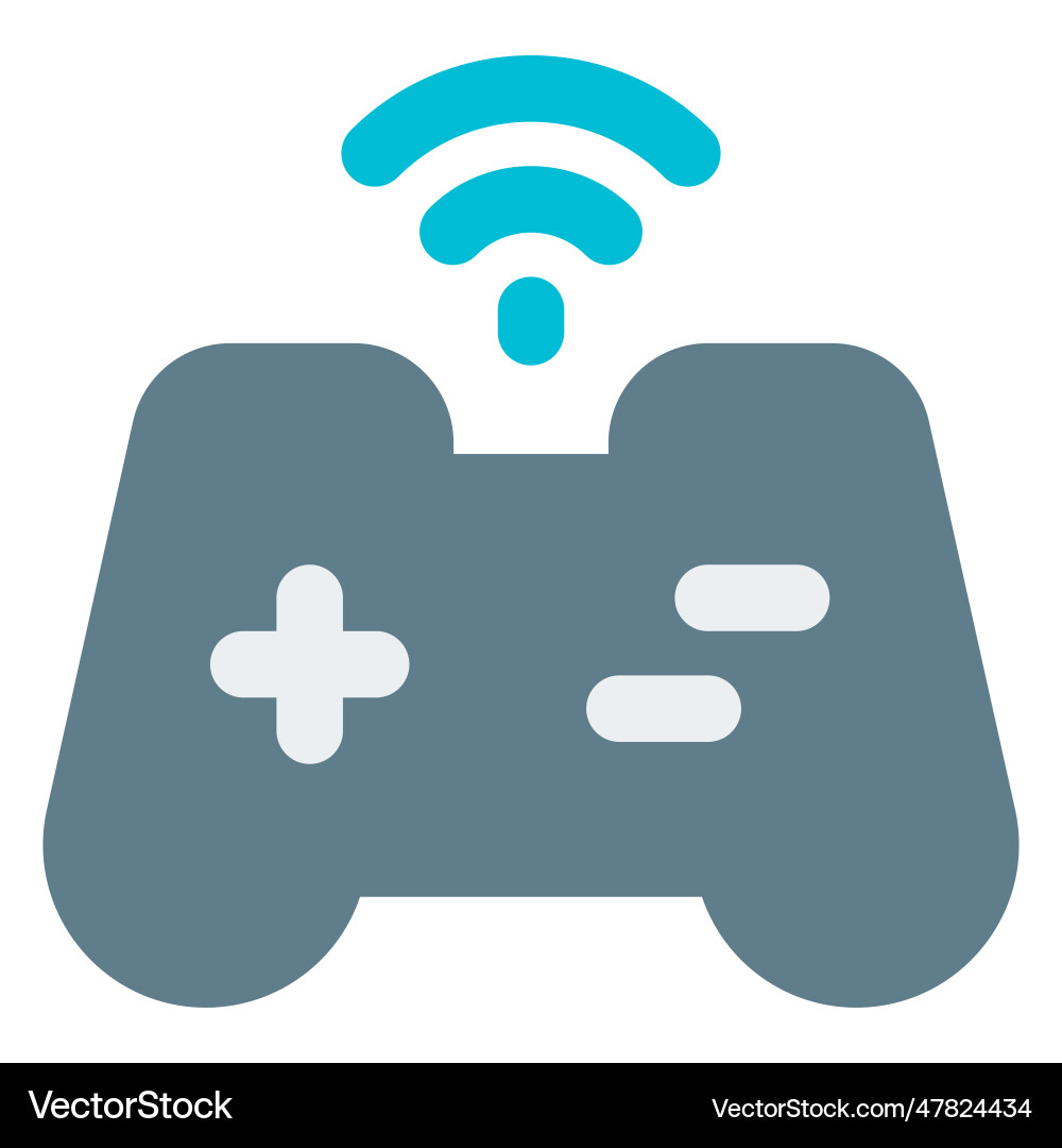 Joystick an electronic input device vector image