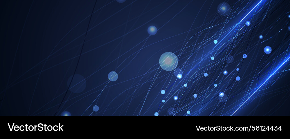 Neural network and data science technology Neural network and data science technology vector image