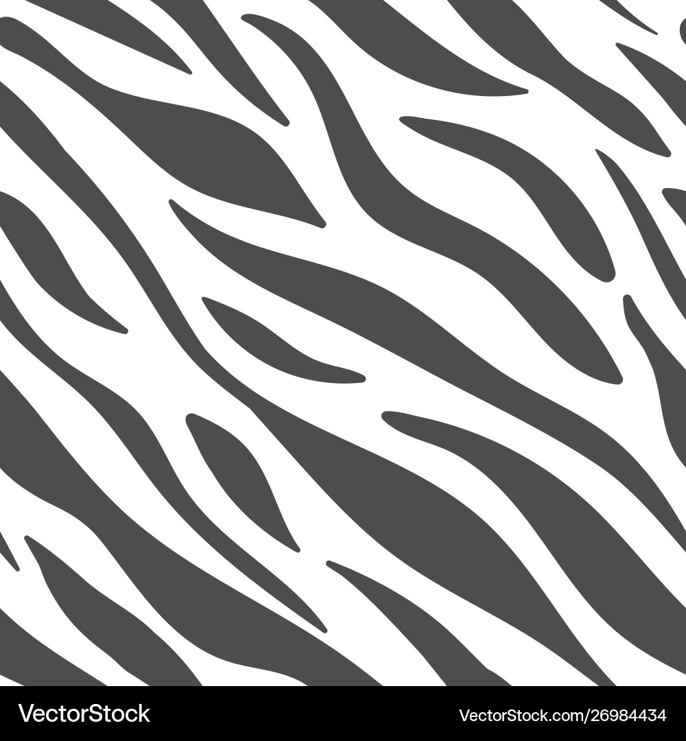 Zebra Texture Pattern Vector Image