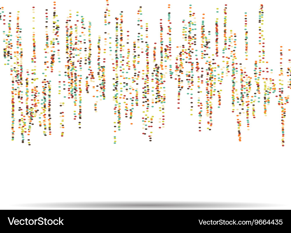 Abstract pulsating equalizer background vector image