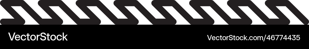 Border line geometric shape element horizontal Border line geometric shape element horizontal Vector Image
