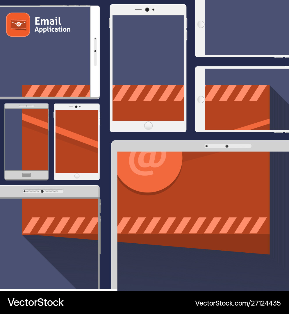 Hand click app Hand click app vector image