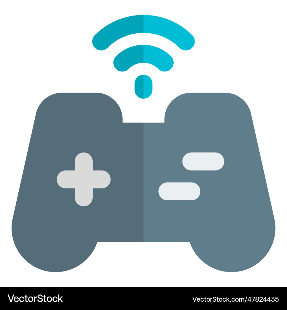 Joystick an electronic input device vector image
