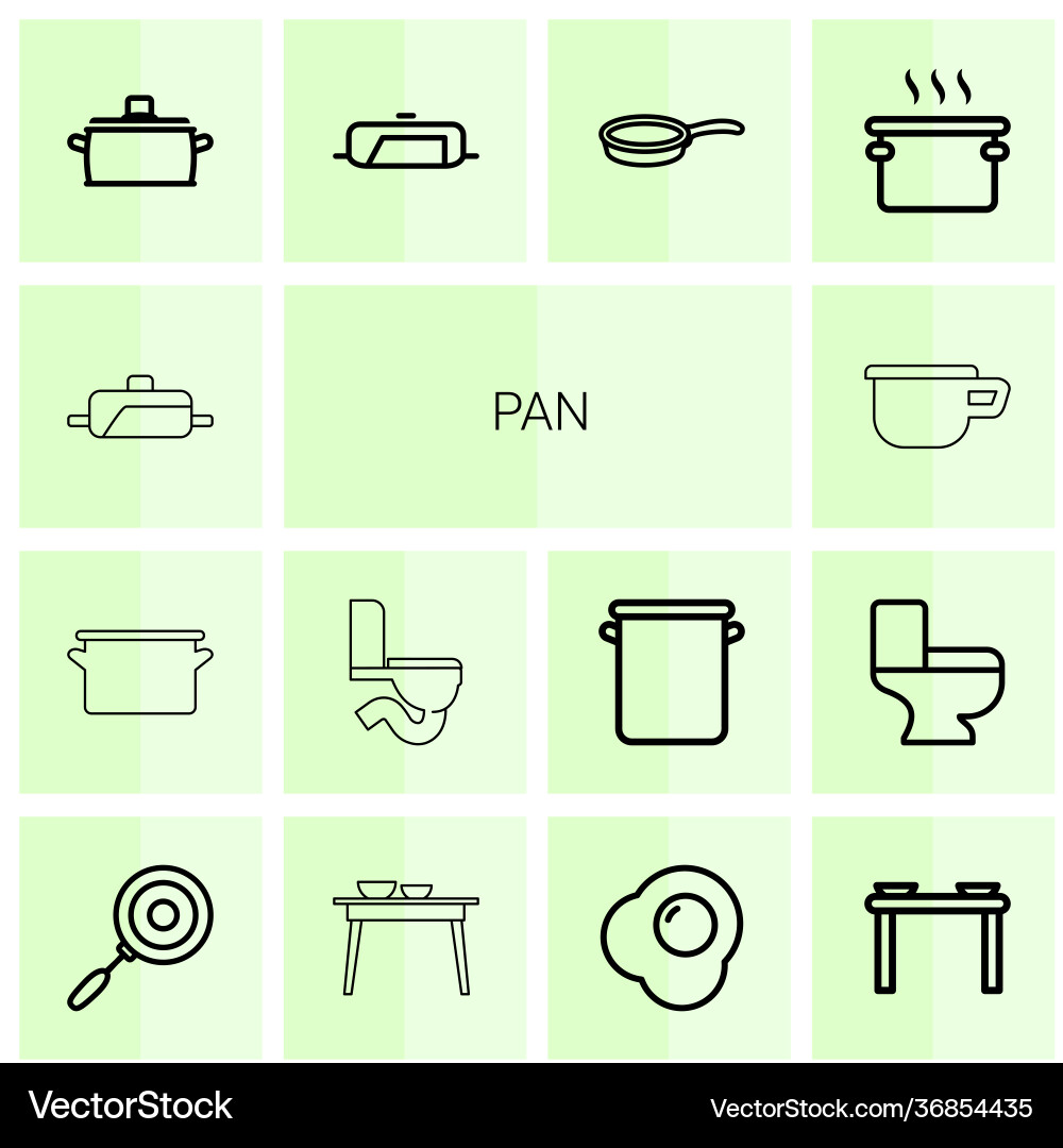 Pan icons (36854435) – Free Vector | VectorStock