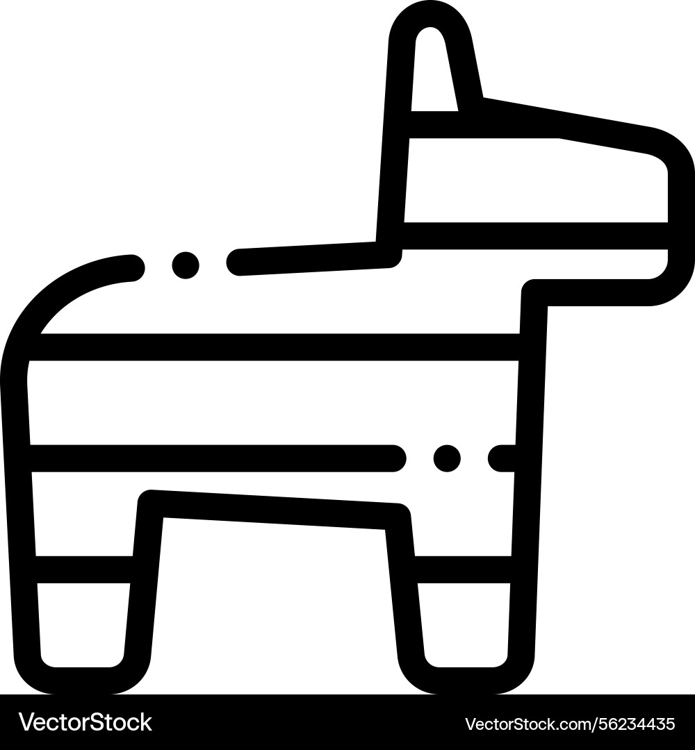 Pick mattock icon thin linear style design Pick mattock icon thin linear style design Vector Image