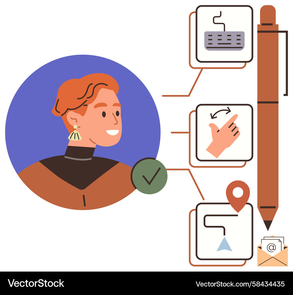 Task Management Workflow Vector Image