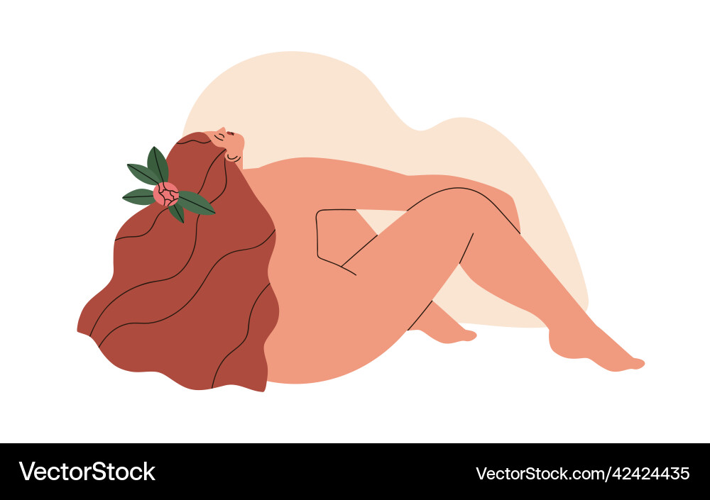 Woman masturbating stimulating herself young Woman masturbating stimulating herself young vector image