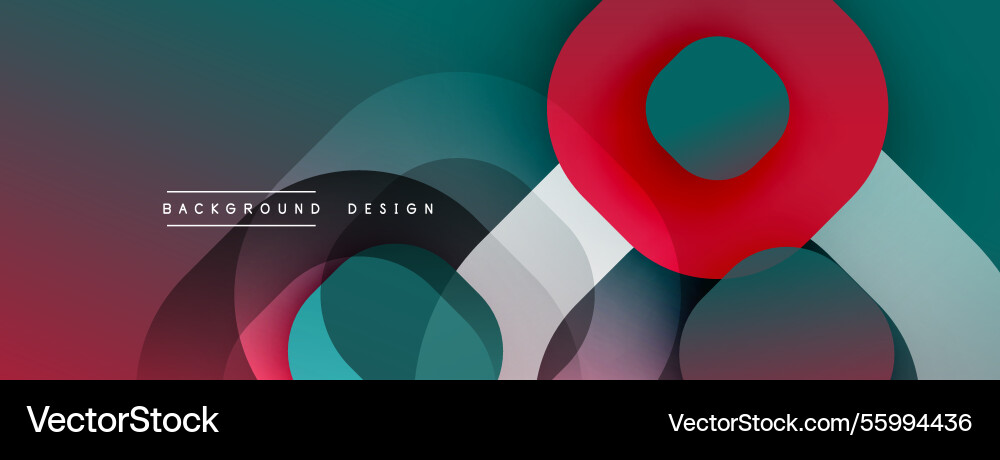 Circular abstract design with overlapping Circular abstract design with overlapping vector image