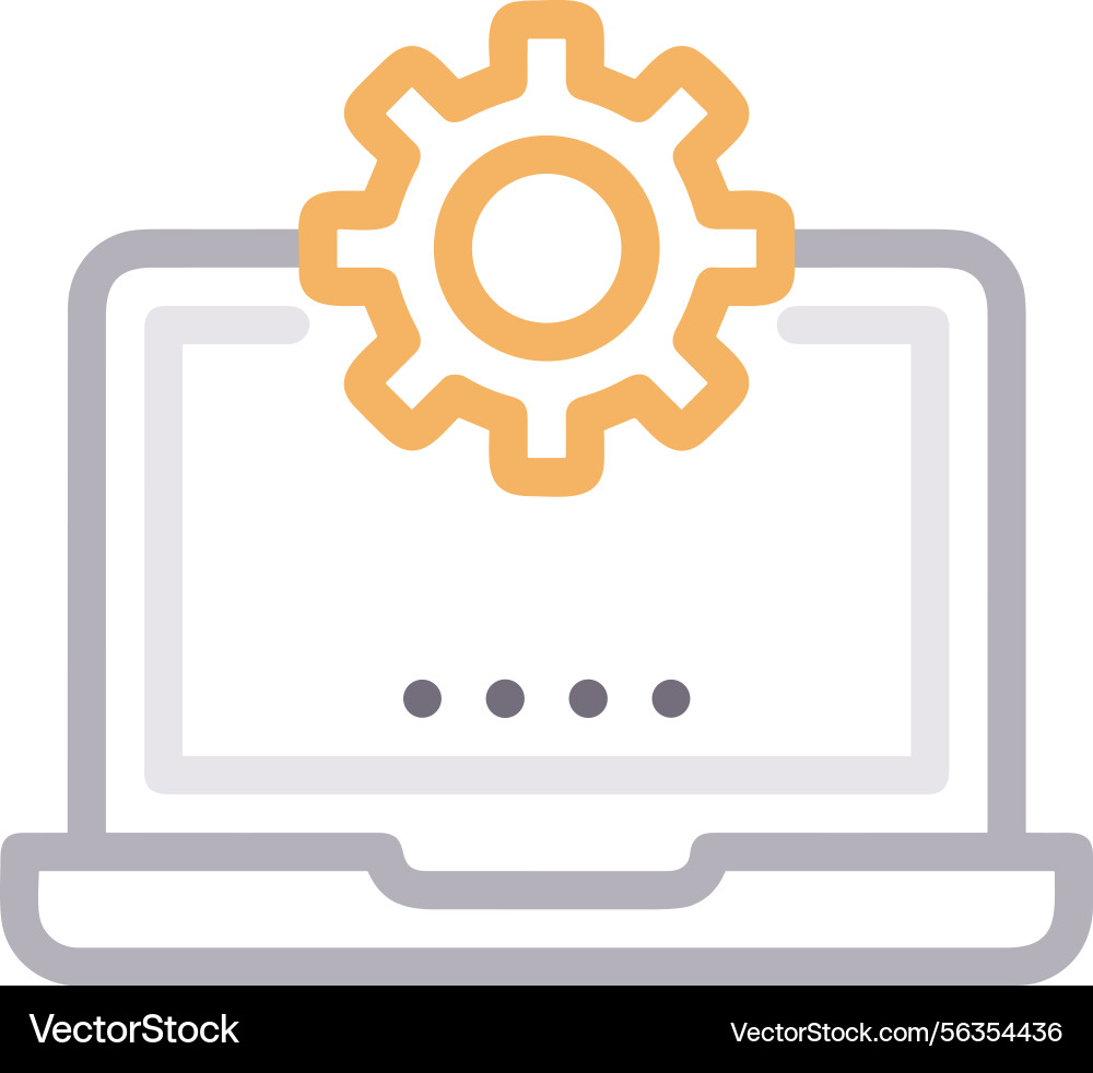 Computer icon symbol image Vector Image