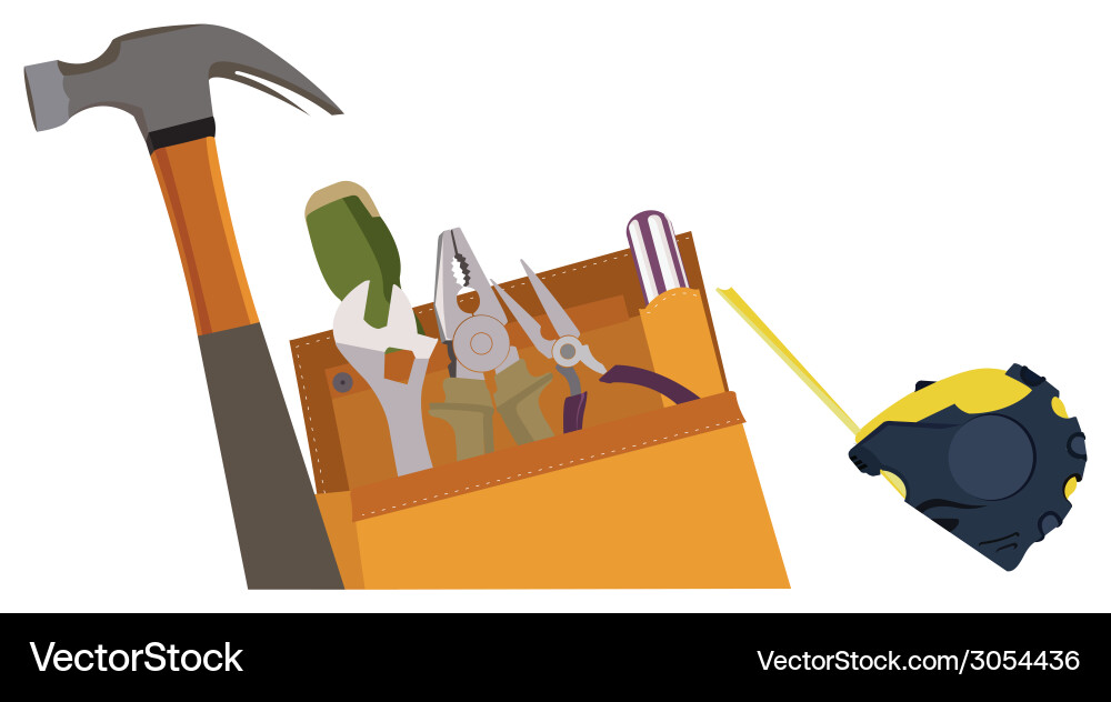 Construction Toolkit Vector Image