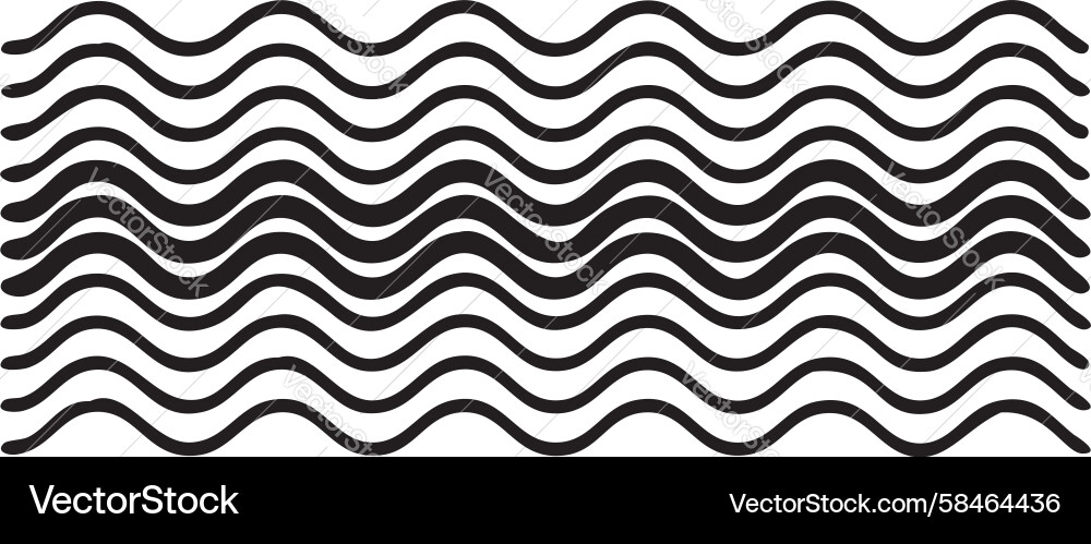 Dynamic Zigzag Wavy Pattern Vector Image