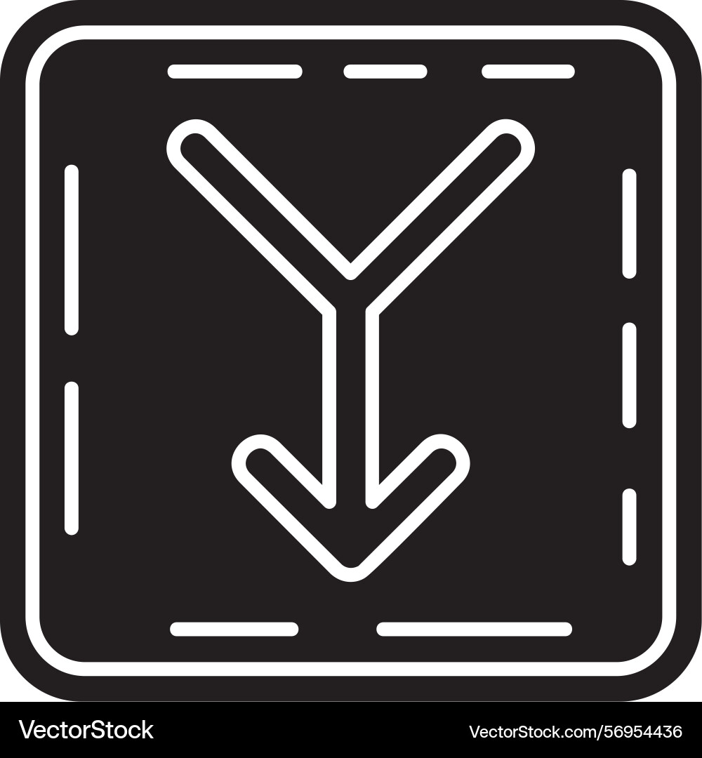Merge icon design Vector Image