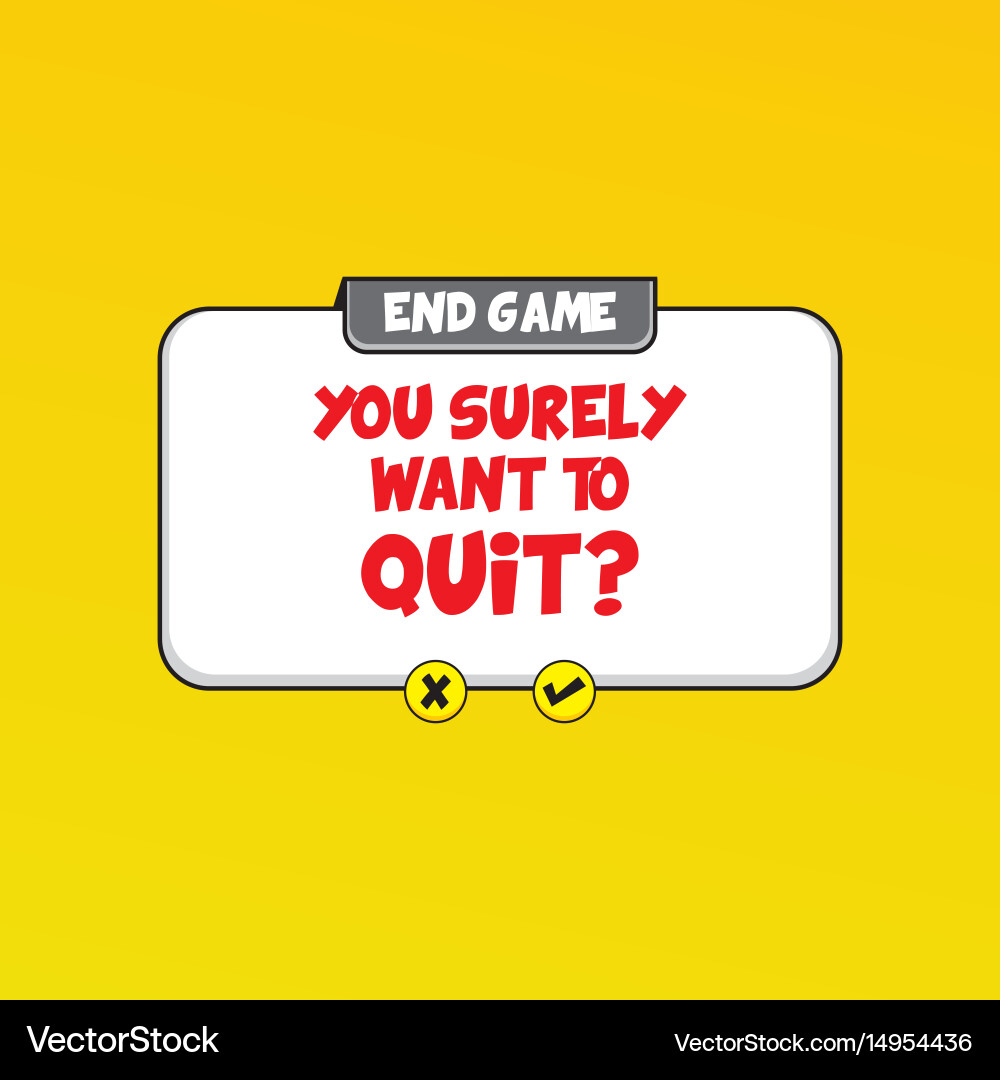 Video game asset menu icon button layer art vector image