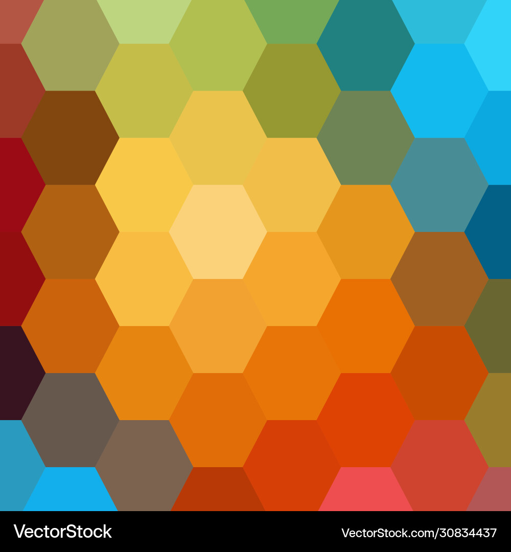 Abstract colorful background hexagonal Abstract colorful background hexagonal Vector Image