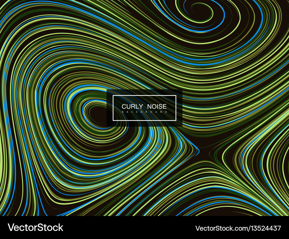 Abstract Curl Swirl Background vector image