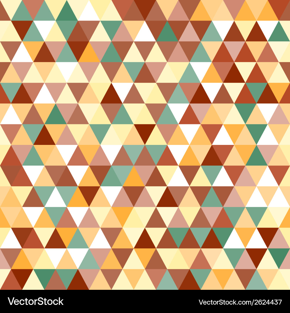 Abstract geometric triangle seamless pattern Vector Image