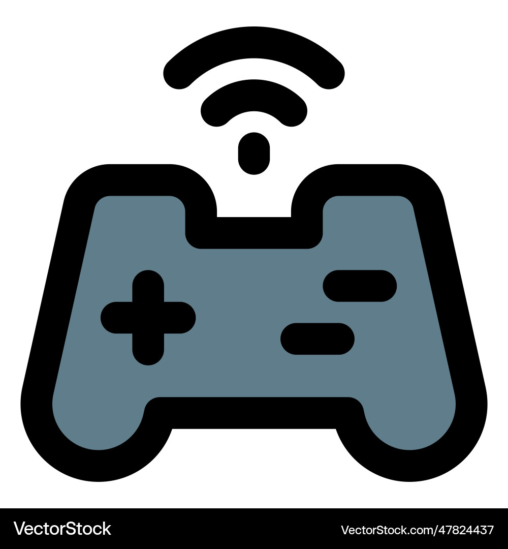 Joystick an electronic input device vector image
