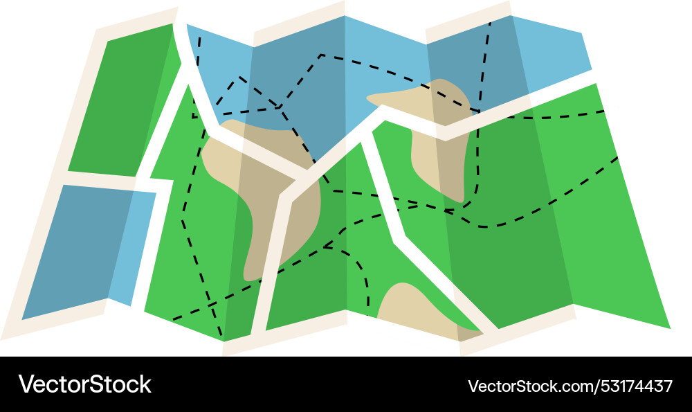 Map with location icon gps navigation Map with location icon gps navigation vector image